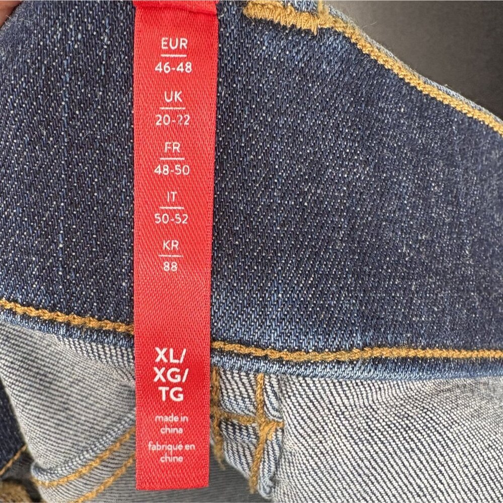 Spanx Women's High-Waisted Skinny Denim Leggings Blue Dark Wash - Picture 4 of 8